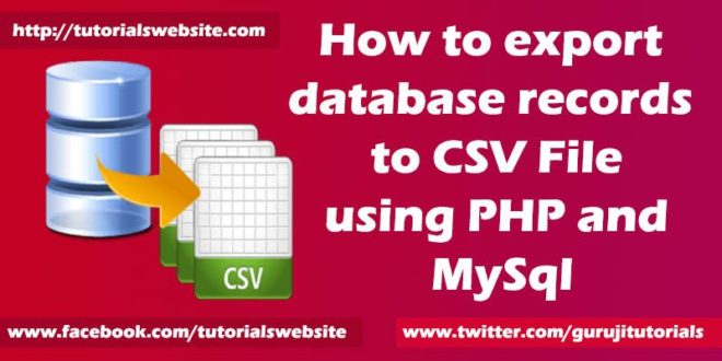 Create Csv File In Php