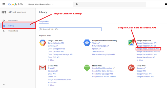 How To Create Google Maps Javascript API Step By Step - Tutorialswebsite
