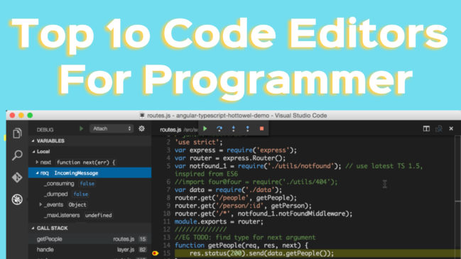 Top 10 Editors For Programmers