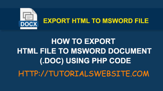 helpndoc how to export as word