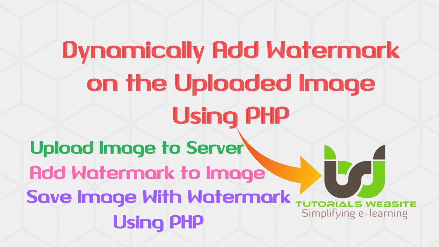 Php watermark на изображение