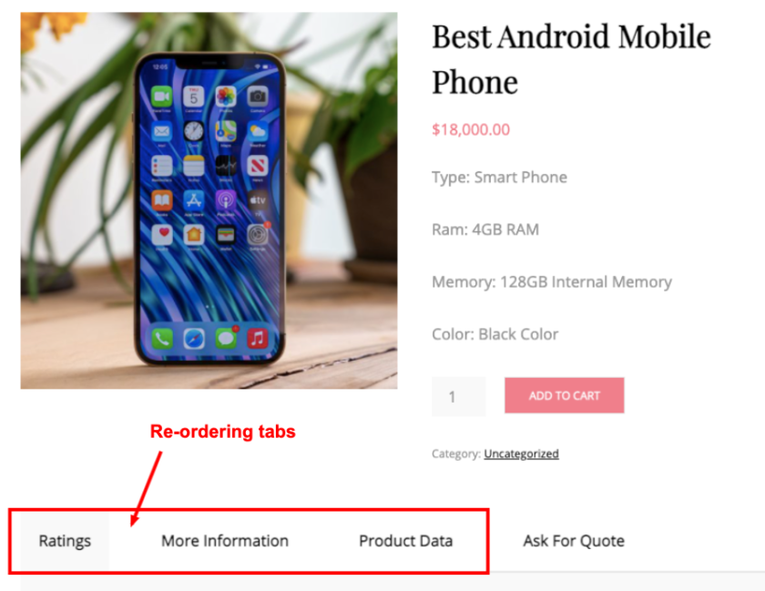 Re-order WooCommerce Product Tabs