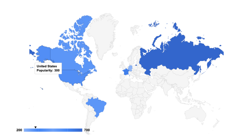 GeoCharts with PHP and Google Charts API