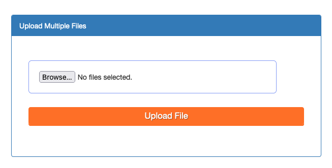 Upload Multiple Files with JavaScript and PHP