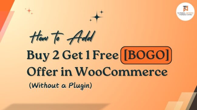 WooCOmmerce: Buy 2 Get 1 Free Offer (BOGO)